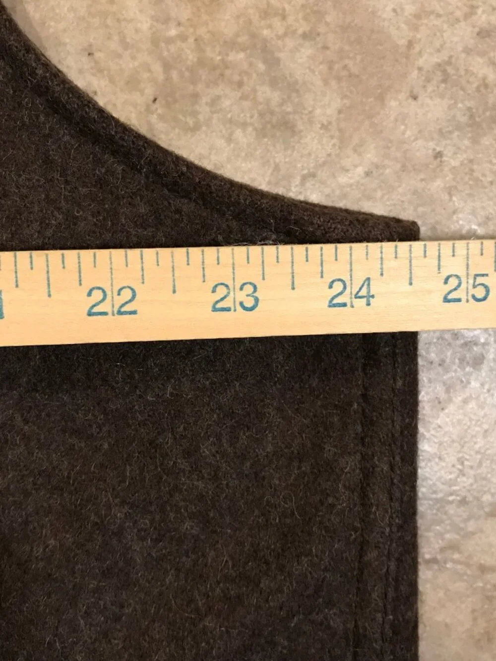 Men's Filson Mackinaw Virgin Wool Vest-Size 48 (XL/2XL) Brown